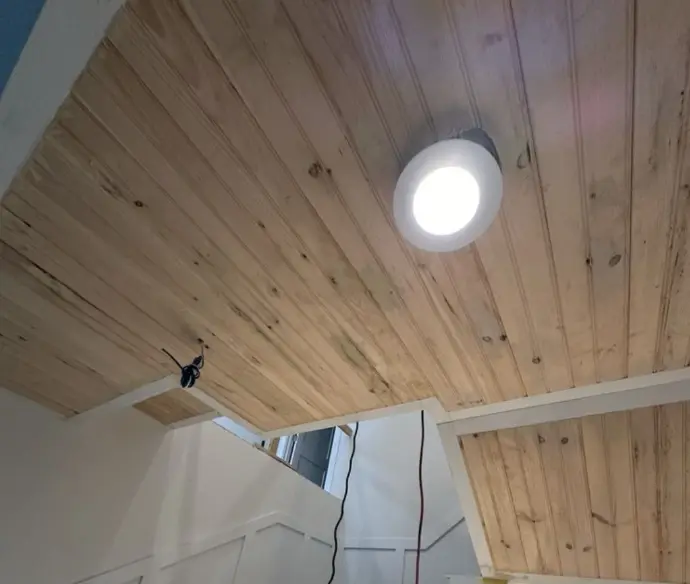tongue and groove ceiling